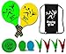 Paddle Ball Game For Teens Adults - Indoor Outdoor Toy, Play at the Beach, Yard, Backyard or Lawn, 2 Wooden Racquets, 4 Shuttlecocks, 1 Frisbee, 2 Balls with Carry Bag, Fun Gadgets for entire family