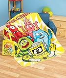 Yo Gabba Gabba Plush Throw with Matching Gift Bag (2 Piece Set)