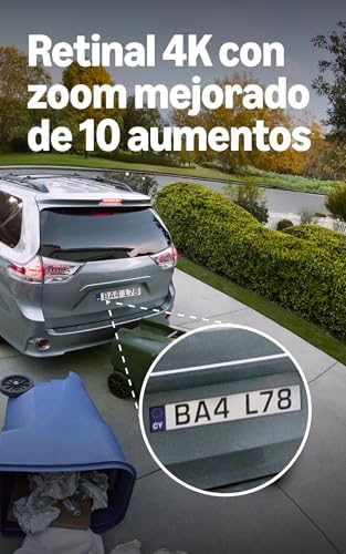 cámara Pro con luces (Spotlight Cam Pro, última generación), con PoE | Cámara de seguridad exterior | Retinal 4K, luces de 600 lúmenes | Prueba gratuita de 30 días del plan de Ring Suscripción