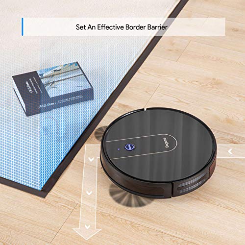 Bagotte BG700 Robot Vacuum, WiFi Robotic Vacuum Cleaner with Mop, 2.7