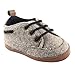 Luvable Friends Unisex Baby Crib Shoes, Charcoal, 12-18 Months