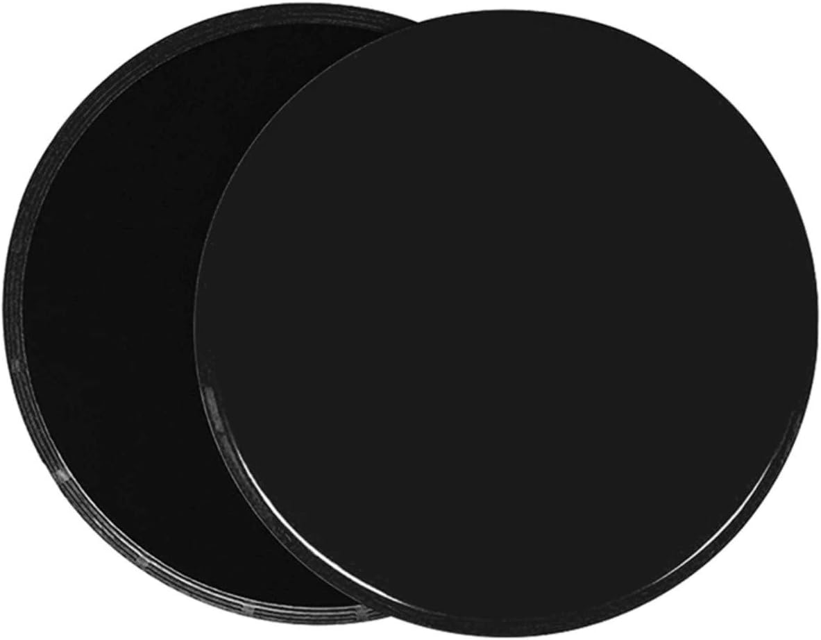 JG GLOBAL Core Sliders Sliding Discs 2 Units, Double Sided Sliding Discs for Home Yoga, Fitness, Pilates, Abdominals