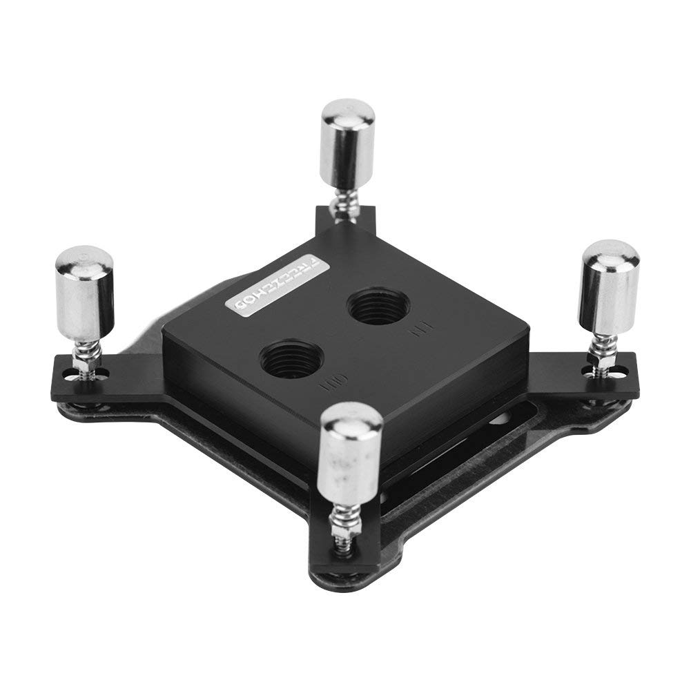 CPU Water Block for 1150 1151 1155 1156, Bewinner High Grade POM Computer CPU Water Cooling Block with 3mm Copper Base Heat-resistant Water Block for -POOC