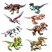 8pcs/lot Dinosaur DIY Assembly Building Blocks Toys Jurassic World Bricks Gift ...