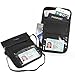[2-Pack] RFID Blocking Travel Neck Passport Wallet, BIRUGEAR Black Passport ID Holder and Traveling Wallet