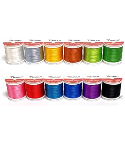 Best Fishing Rod Building Kits – Jadrak T-Wrap E Size Selection Threads Kit (JK017) for Fishing Rod ...