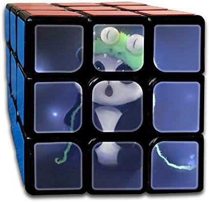 HFX F&amp;M Fantasy Cute Panda Smooth3x3 Speed Magic Cube Sticker Puzzles Toys Gift 55 Mm