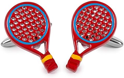 SoloGemelos - White Paddle Racket Cufflinks - Men