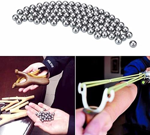 Slingshot Ammo Balls 100pcs 8mm Steel Ball Hunting Slingshot Bearing Ammo Hoodle For Outdoor Game Slingshot Ammo Steel