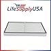LifeSupplyUSA True HEPA Filter Replacement Compatible with Sears Kenmore 83195 F-K3 Filter fits 83254 83396 85254 Air Purifiers