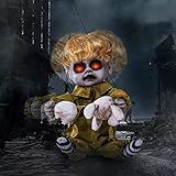 ELAMAS 10'' Animatronic Boy Doll Halloween