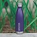 Thermo Tank Insulated Stainless Steel Water Bottle - Ice Cold 36 Hours! Vacuum + Copper Technology - 17 Ounce (Royal Purple, 17oz)