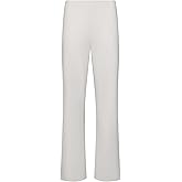 Anne Klein Womens High Rise Pull on Double Dart Wide Leg