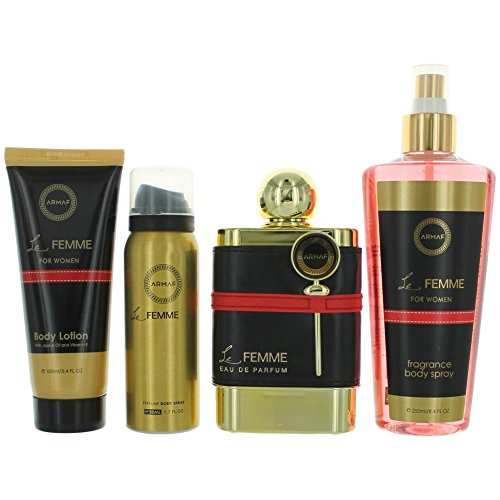 Le Femme Perfume by Armaf, 4 Piece Gift Set for Women