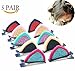 Cat Ear Clips Barrettes Hair Pins for Girls Toddles Women Hair Barrette Accessories, 5 Pair