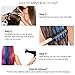 BALHVIT Hair Color Chalk Comb Set, [10 Bright Colors] Washable Hair Chalk for Girls Gifts, Popular Chalks on Birthday Cosplay Halloween Party, Non-Toxic Temporary Hair Chalk Pens Safe for Kids, Teen