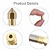 3D Printer Head(6PCS),6PCS 3D Printer 0.4mm Extruder Brass Nozzle Print Head for MK8 1.75mm ABS PLA Printer(0.4mm)