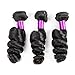 Brazilian Virgin Hair Loose Wave Hair Weave 3 Bundles 300g 16