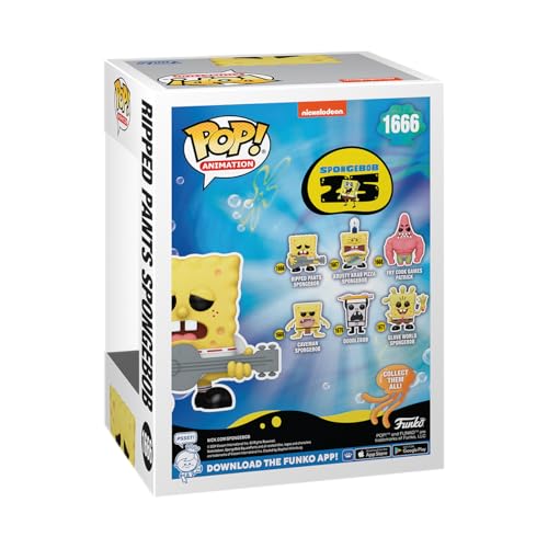 Pop! TV: SBS 25th - Spongebob Squarepants - SB with Guitar - Figura de Vinilo Coleccionable - Idea de Regalo- Mercancia Oficial - Juguetes para Niños y Adultos - TV Fans