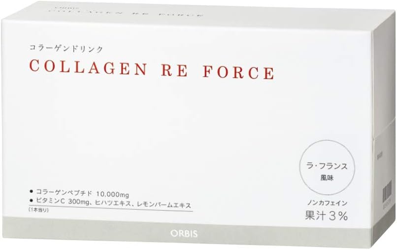 Amazon オルビス Orbis Collagen Re Force ラ フランス風味 10日分 コラーゲンドリンク オルビス Orbis コラーゲン