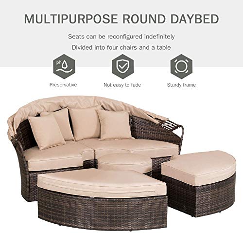 Round Sofa Bed w/Canopy - Image 4