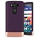 LG V10 Case, Encased Ultra Thin (2016 SlimShield Edition) Full Coverage, Hybrid Tough Shell (Royal Purple)