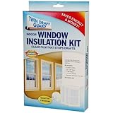 Twin Draft Guard 3 Window Insulation Kit Energy Saver Heat/Cooling Efficiency