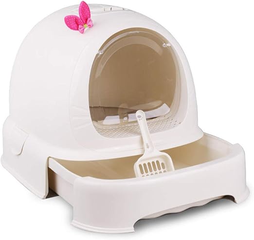 MASAP Caja de Arena para Inodoro para Gatos Caja de Arena para Gatos Caja de Arena
