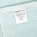 Amazon Basics Quick-Dry Towels 100% Cotton - Set of 3, Ice Blue
