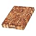 Teakhaus - Teak Cutting Board - Rectangle Board With Hand Grip & Juice Canal (16 x 12 x 2 in.)