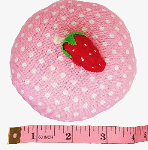 PeavyTailor Emery Pin Cushion 10oz Extra Large Keep Needles Clean and Sharp Needle Storage Organizer Strawberry