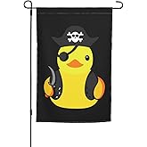Pirate Rubber Duck Garden Flag Outdoor 12 X 18 Inch Mini Yard House Flags Farmhouse Sign For Home Garden Decoration Banner