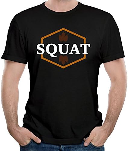 Eighdaj Squat Man Short Sleeve T-Shirts Design T Shirt