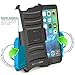 BUDDIBOX iPhone 6s Case, [HSeries] Heavy Duty Swivel Belt Clip Holster with Kickstand Maximal Protection Case for Apple iPhone 6 and 6s, (Blue)