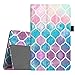 Fintie Folio Case for All-New Amazon Fire HD 8 Tablet (Compatible with 7th and 8th Generation Tablets, 2017 and 2018 Releases) - Slim Fit Vegan Leather Standing Protective Cover, Moroccan Love