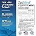 OptiMind Alternascript, Nootropic Brain Booster Supplement, Enhance Focus and Energy, 1-Pack (32 Ct)