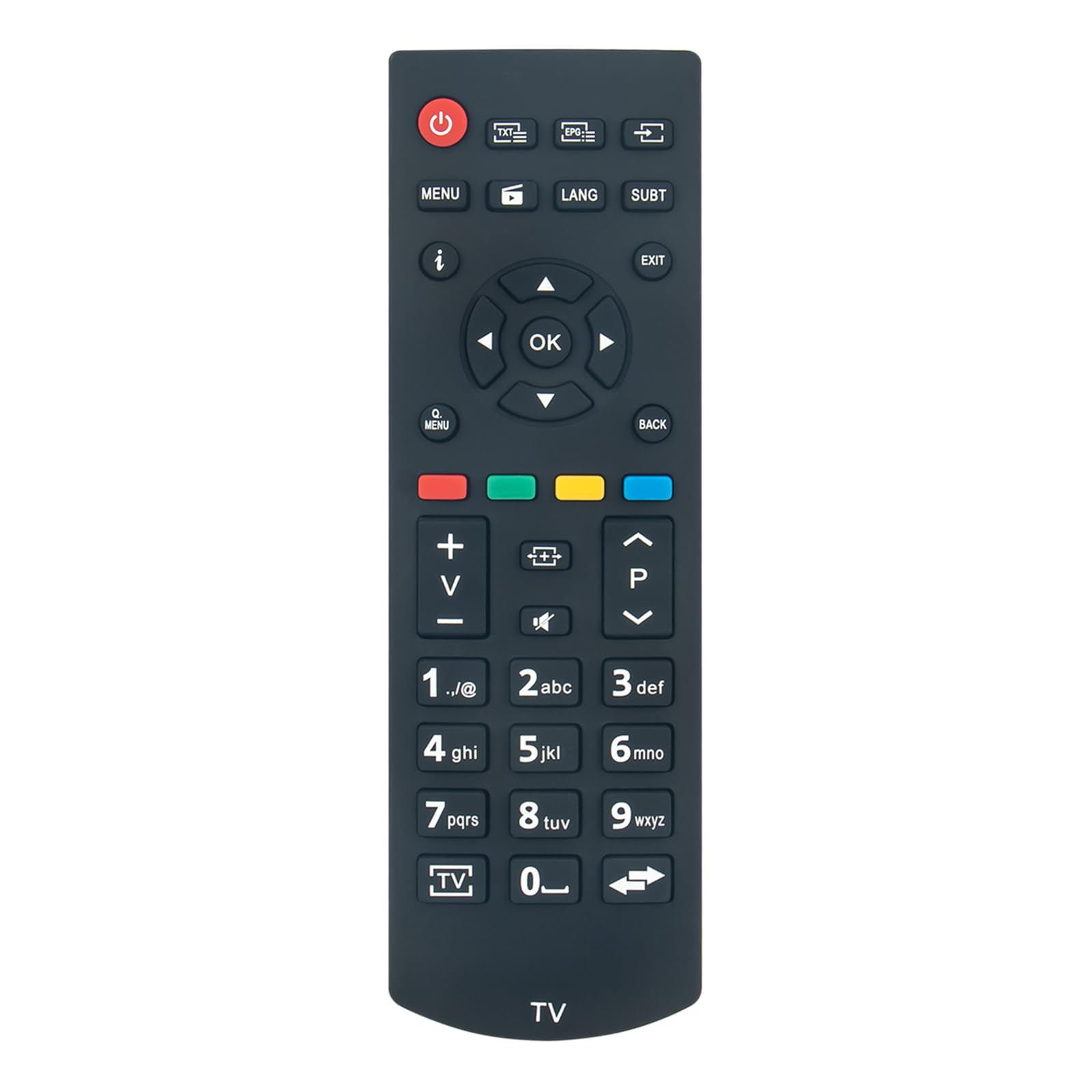 RCA39126 VINABTY Replace Remote Control Fit for Panasonic LCD LED HD TV TX-39DW334 TX-39EW334 TX-43DW334 TX-24F300 TX-32DW334