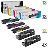LD Compatible Toner Cartridge Replacements for Xerox Versalink C400 & Versalink C405 Extra High Yield (2 Black, 1 Cyan, 1 Magenta, 1 Yellow, 5-Pack)