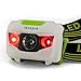ideapro LED Headlamp,4 Lighting Modes Headlight,Battery Powered Headlamp Flashlight Brightest and Lightweight,Waterproof with Adjustable Headband and Flashing SOS Light for Camping Running 2 Pack
