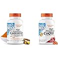 Doctor's BEST DRB-00107 High Absorption Curcumin from Turmeric Root with C3 Complex & BioPerine 500mg & High Absorption CoQ10 with BioPerine, Gluten Free, Naturally Fermented, Heart Health