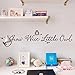 Ussore Grow With Little Owl English Vinyl Wall Decals Wall Stickers Home Decor living room office