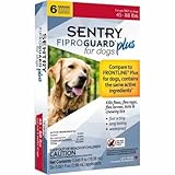 Sentry 6 Count Fiproguard Plus for Dogs Squeeze-On, 45-88-Pound