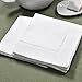 White Linen Hemstitched Tea Napkins Set of 6 12