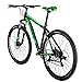 Eurobike Aluminium Mountain Bike 29″ Front Suspension Daul Disc Brakes 21 Speed Mens Bicycle (Black Green)thumb 3
