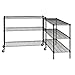 Sandusky Lee MWS481874-B 6-Tier Wire Shelving Unit with 3