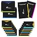 Aerb RFID Blocking Sleeves, Set of 16 (12 Credit Card Holders & 4 Passport Protectors) for Identity Theft Protection, Perfectly Fits Wallet/Purse-Black