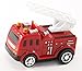 Perfect Life Ideas Fire Engine Vehicle Puzzle Track Play Set - Battery Operated Toy Themed Style Vehicle Runs on Interchangeable Puzzle Tracks - Make up to 50 Track Combinations