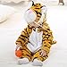 IDGIRL baby girls and boys' Flannel Cotton rompers Tiger-80CM Tiger 6-12 Months