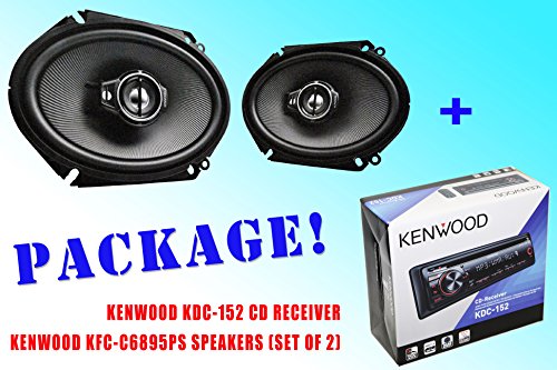 PACKAGE ! Kenwood KDC-152 CD-Receiver + Kenwood KFC-C6895PS 