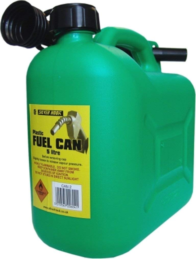 Silverhook Plastic Fuel Can, Green CAN2
